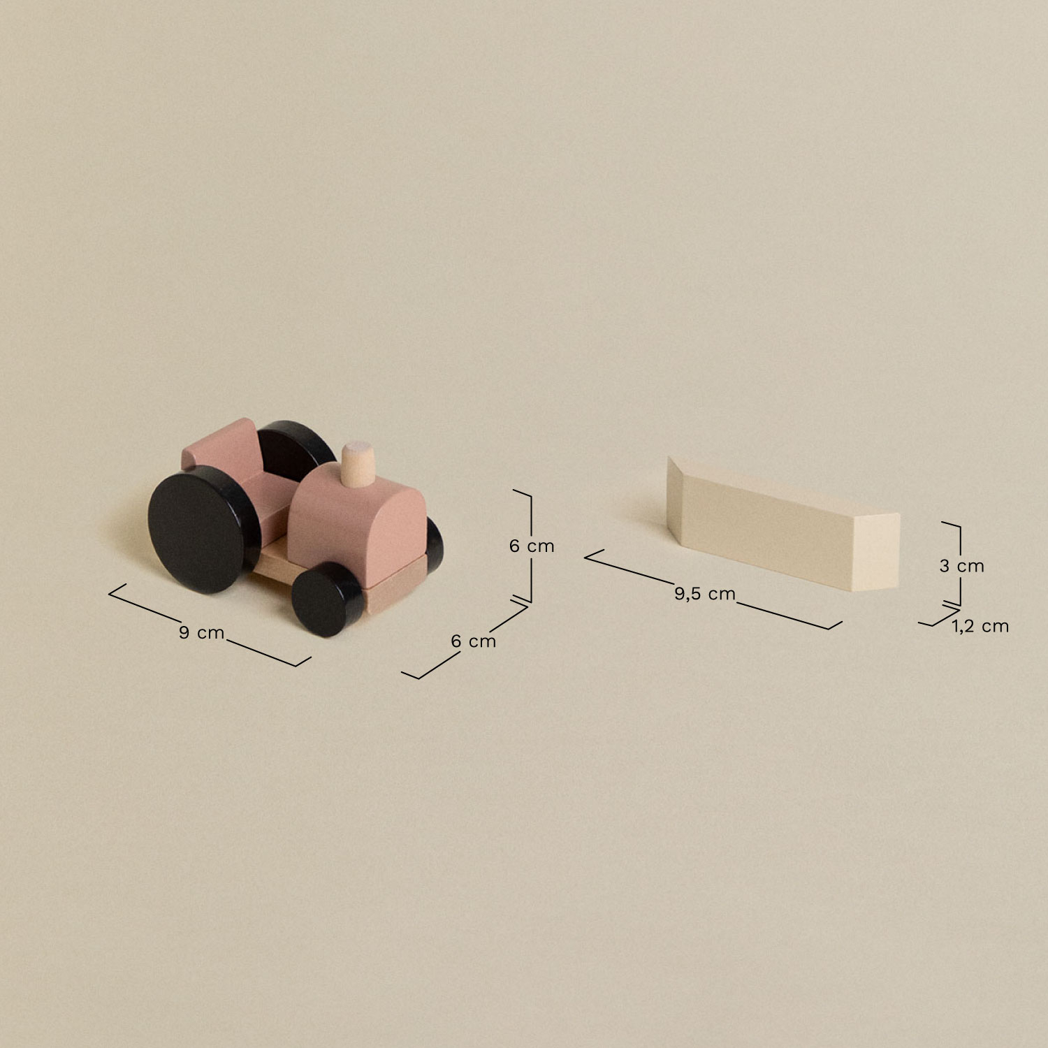 Fattoria in legno Nermal Kids, MISURE