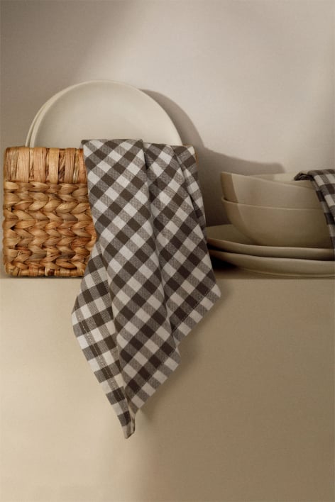 Set di 2 tovaglioli in cotone Hillary