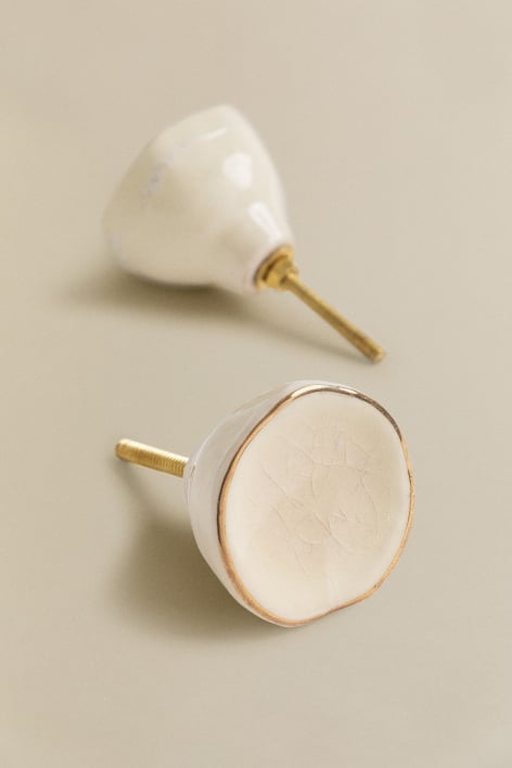 Set di 2 maniglie in ceramica Joney