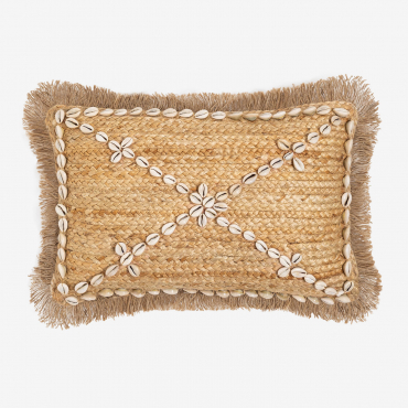 Cuscino Rettangolare In Juta (30x50 Cm) Jandira Natural - Sklum