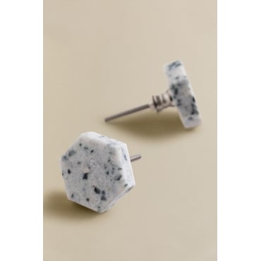 Set 2 Pomelli Bintu In Marmo - Per Mobili E Porte, Design Elegante, Misure 4.9x5.7x3.1cm - Foto 9