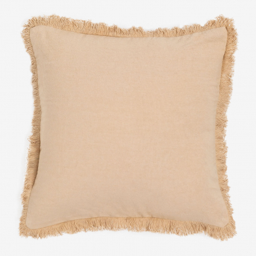 Cuscino Quadrato In Cotone (40x40 Cm) Brigui Beige Semoline - Sklum