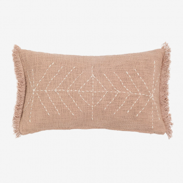 Cuscino Rettangolare In Cotone (30x50 Cm) Ceara Nude Marrone Chiaro - Sklum
