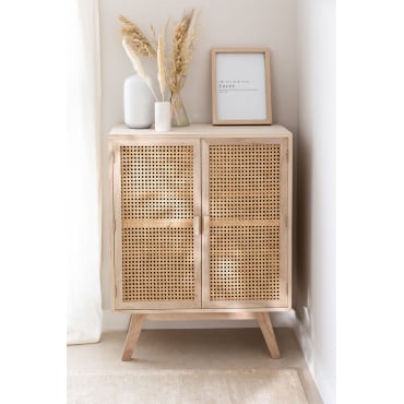 Credenza in legno con 2 ante in legno Ralik Design - SKLUM