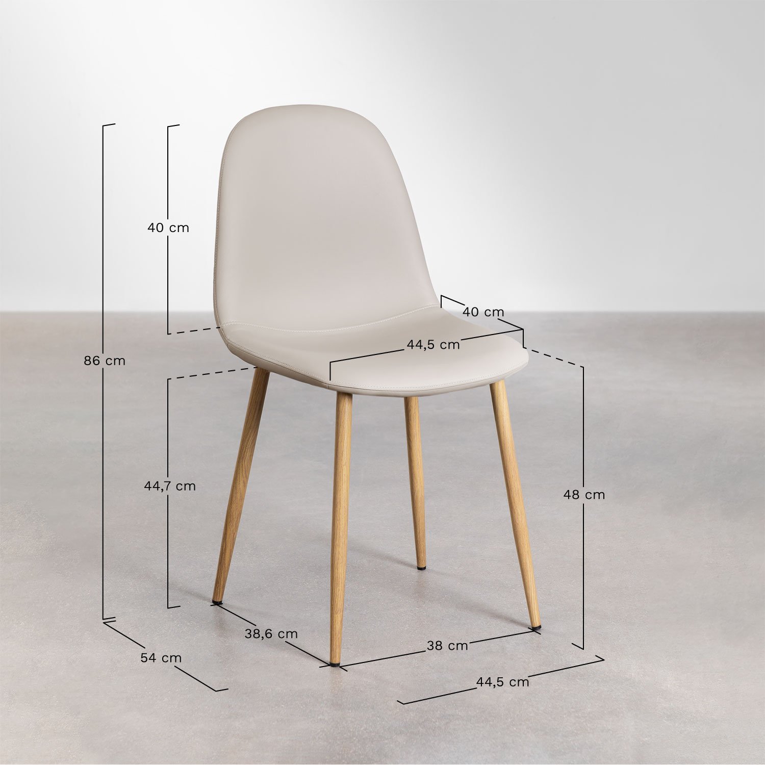 sølmo I Sottomano da Ufficio - Similpelle PU [60x35cm], Tappetino