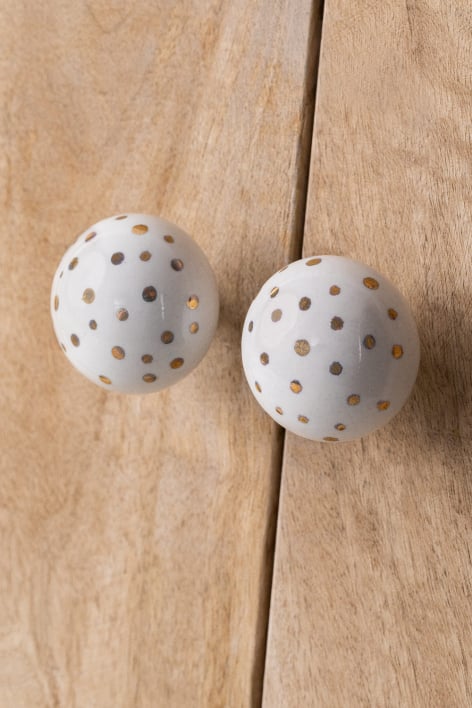 Set di 2 maniglie in ceramica Amik Kids