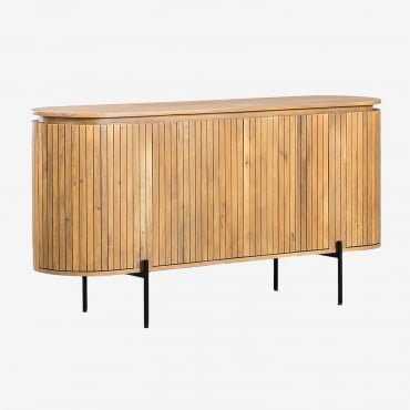 Credenza In Legno Di Mango Analis Legno Naturale - Sklum