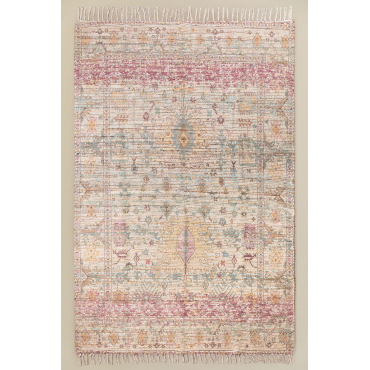 Tappeto in iuta e tessuto (280x170 cm) Demir - SKLUM