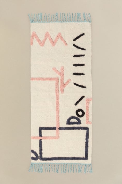 Tappeto in cotone (141x49 cm) Dudle