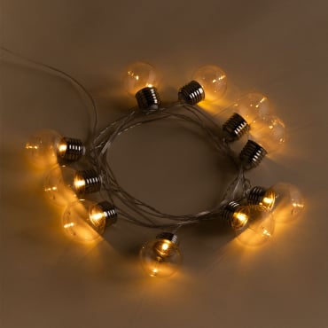 Ghirlanda Led Con Caricatore Solare (2 M) Nannas Bianco Caldo - Sklum