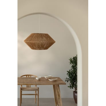 Lampada da soffitto in carta intrecciata Bergges - SKLUM