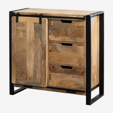 Credenza In Legno Di Mango Kiefer Legno Di Mango - Sklum