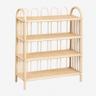 Scaffale In Rattan Judson Natural - Sklum