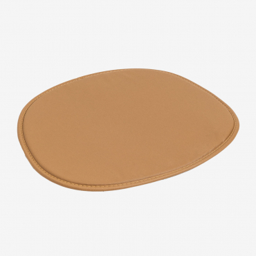 Cuscino Per Sedia Scand In Similpelle Marrone Caramello - Sklum