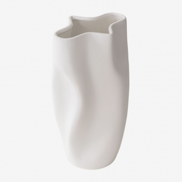 Vaso In Ceramica Varteni Bianco - Sklum