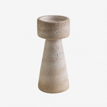 Candelabro In Cemento Aumont ↑20 Cm - Sklum