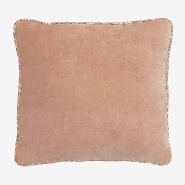 Cuscino Quadrato In Velluto (45x45 Cm) Arjona Rosa Chiaro - Sklum