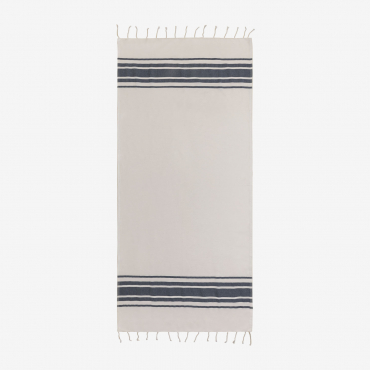 Coperta Plaid In Cotone Lindetal Bianco - Sklum