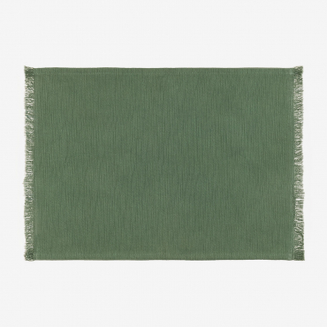 Tovaglietta In Cotone Sandry Baia Verde - Sklum