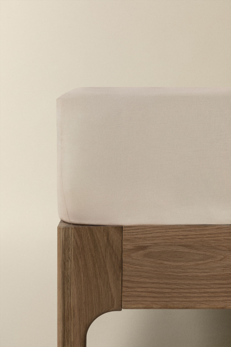 Lenzuolo con angoli in percalle di cotone 180 fili Lesia