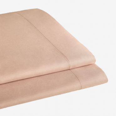 Lenzuolo Sopra In Raso Sampras Da 300 Fili Marrone Nocciola & Letto 150/160cm (240 X 280 Cm) - Sklum