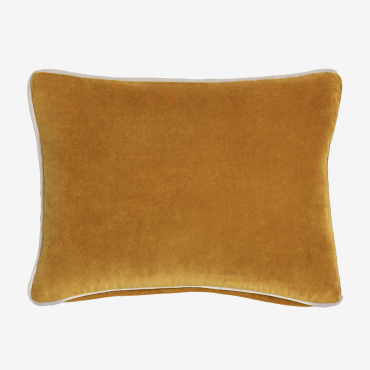 Cuscino Rettangolare In Velluto (30x40 Cm) Trincy Mostarda - Sklum