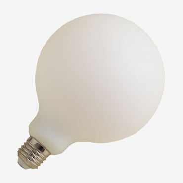 Lampadina Led E27 G125 10w Opale Bianco Caldo 2800k - Sklum