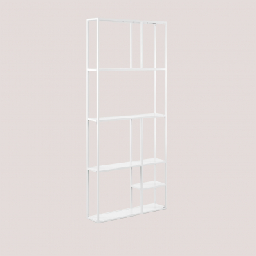 Scaffale Modulare Da Parete 80 Cm In Acciaio Thura Gardenia Bianco - Sklum