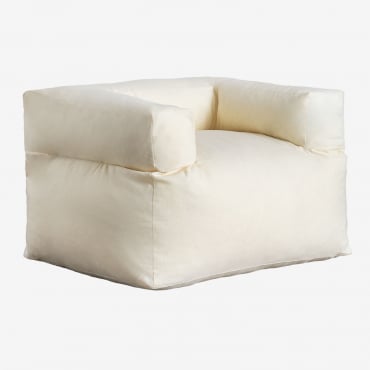 Poltroncina Darmian Bianco Antico - Sklum
