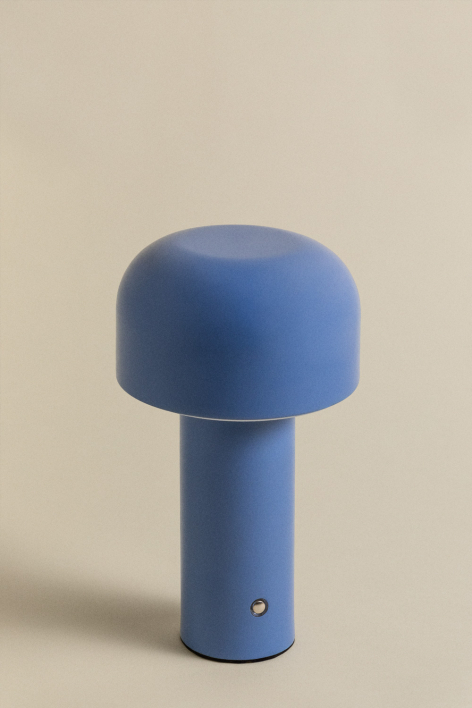 Lampada da tavolo LED wireless in ferro Loentia - Ken Blue
