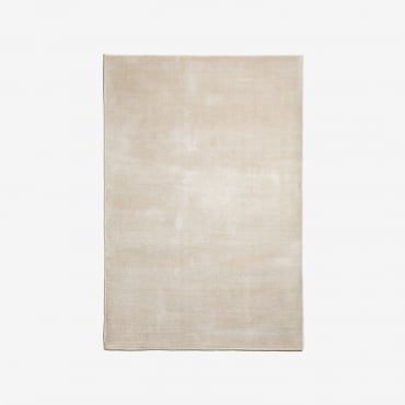 Tappeto In Poliestere Daroca Beige Crema & 160 X 230 Cm - Sklum