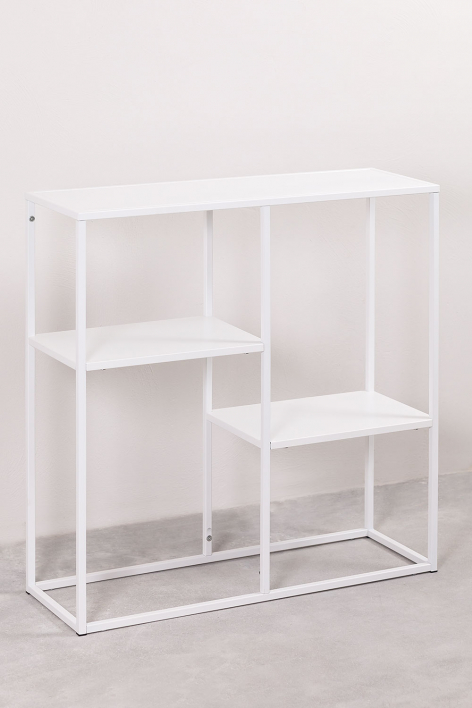 Scaffale 80x80 cm in acciaio Thura - Gardenia Bianco