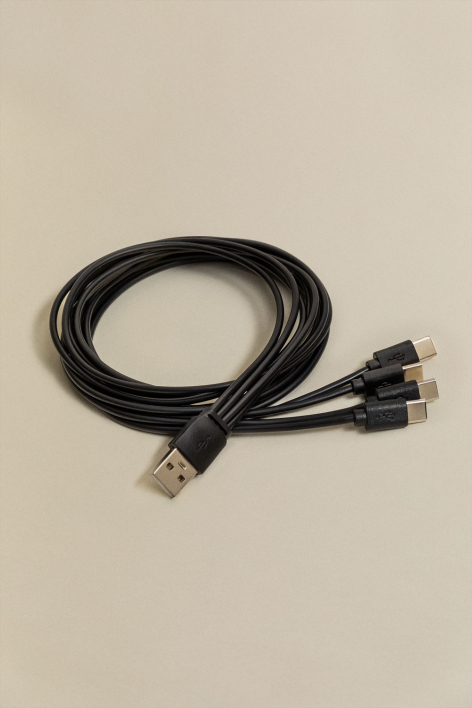 Cavo USB multi carica 4 in 1 tipo C 1m Nurbek