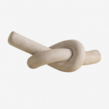 Figura Decorativa In Cemento Ingela Bianco - Sklum