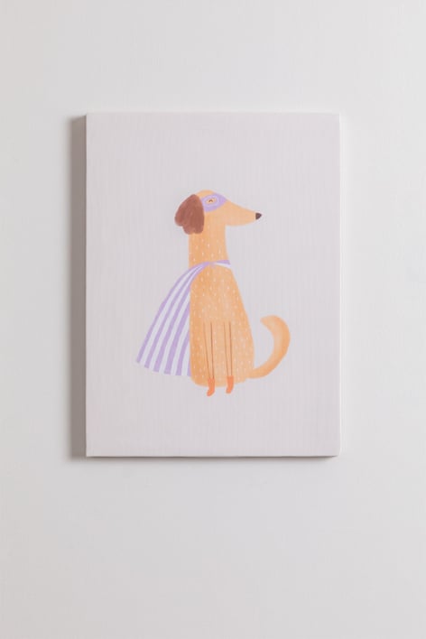 Quadro decorativo 30x40 cm stampato su tela Cliford Kids