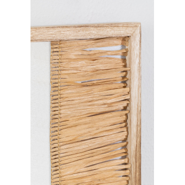 Quadro Decorativo (50x70 Cm) Basabe Marrone Legno Naturale - Sklum