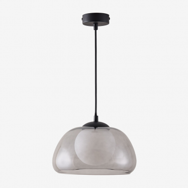Lampada Da Soffitto In Cristallo Erling Nero - Sklum