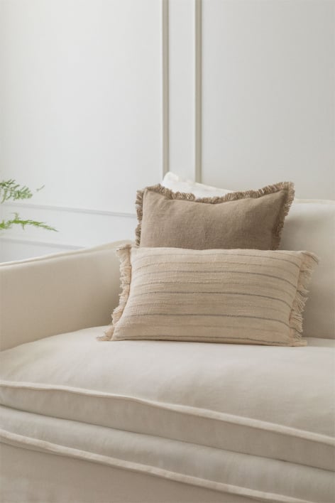 Cuscino rettangolare 30x50 cm in cotone Mawerit