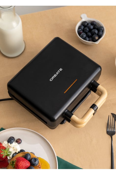 CREATE - STONE STUDIO - Tostiera per panini, grill e waffle con piastre intercambiabili