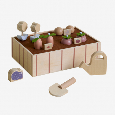 Giardino Biologico In Legno Ariaga Kids Marrone Legno Naturale - Sklum