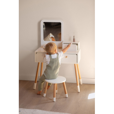 Teamson - Kids Bambini Imitazione Tocador Espejo Luz Led Rosa / Rosa-oro Td-11670ll - 8