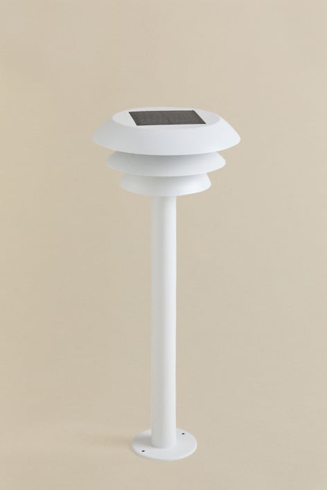 Lampeggiante LED solare da esterno Lirano in acciaio inox