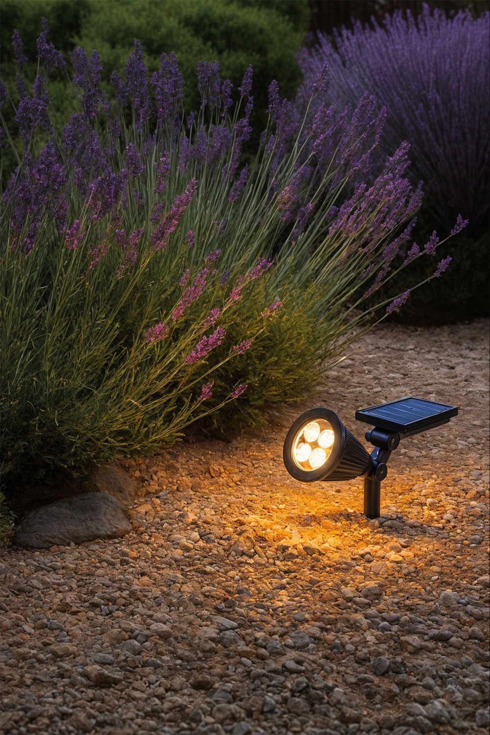 FANSU Versatile Loto Luci Solari da Giardino,Faretto LED da Esterno Solare,Lampada Solare da Esterno 8 Modalita',Lampioni da Giardino per Patio,Recinzione, Festa,Ristorante (Bianco Caldo,7m/20 LED