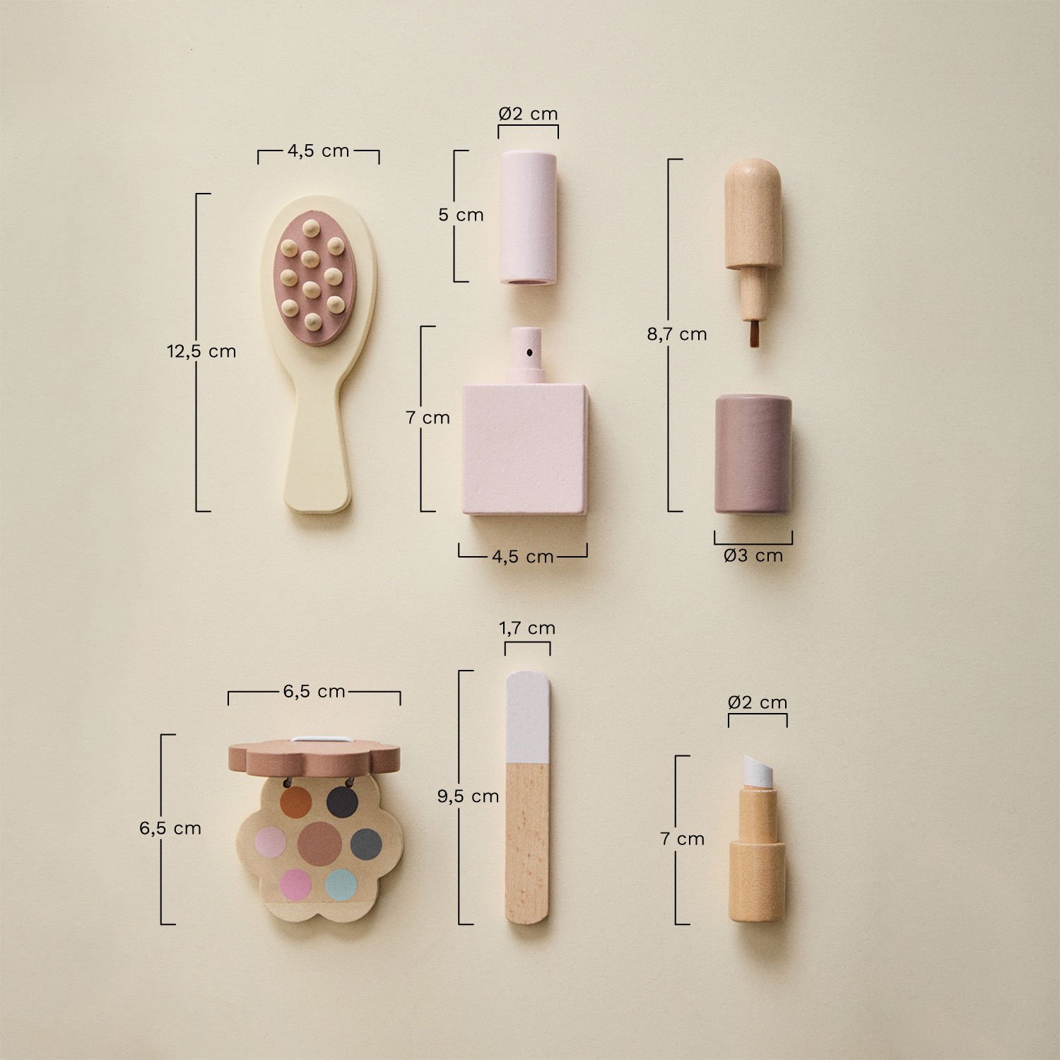 Toletta in legno Donie Kids, MISURE