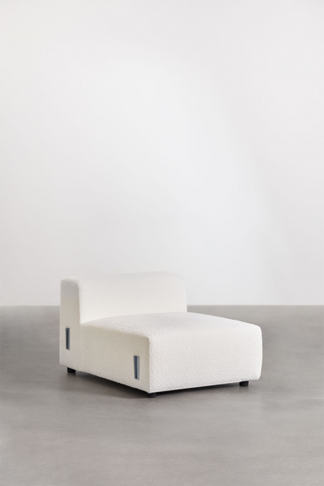 Modulo centrale 85x113 cm per divano modulare Bruna - Ricciolo Blanco