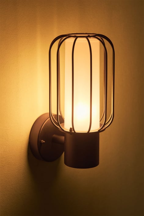 Lampada da parete per esterno Arveta in acciaio inox