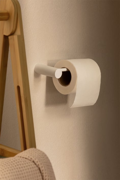 Portarotolo per bagno in acciaio inossidabile Devon - Bianco