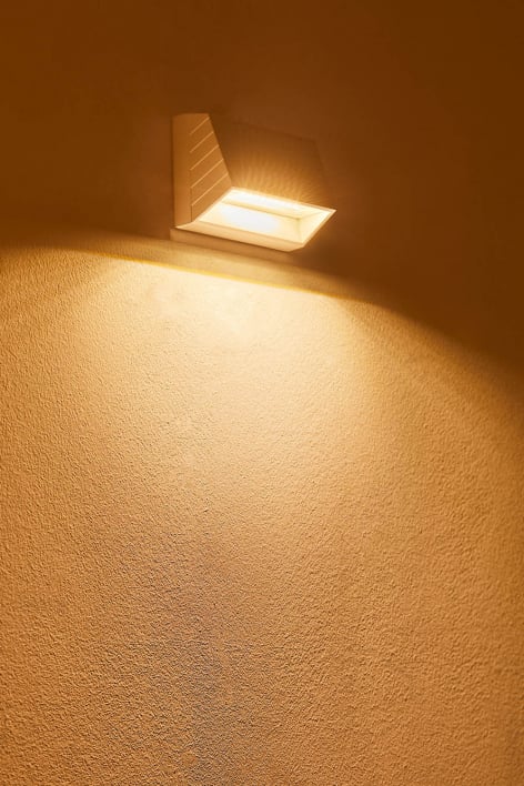 Applique da parete LED per esterni in alluminio Nolise