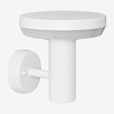 Lampada Da Parete A Led Da Esterno Ovint In Acciaio Inox Bianco - Sklum