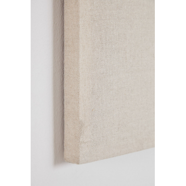 Tela Decorativa In Lino Con Trama Gesso (80x100 Cm) Antia Beige Semoline - Sklum